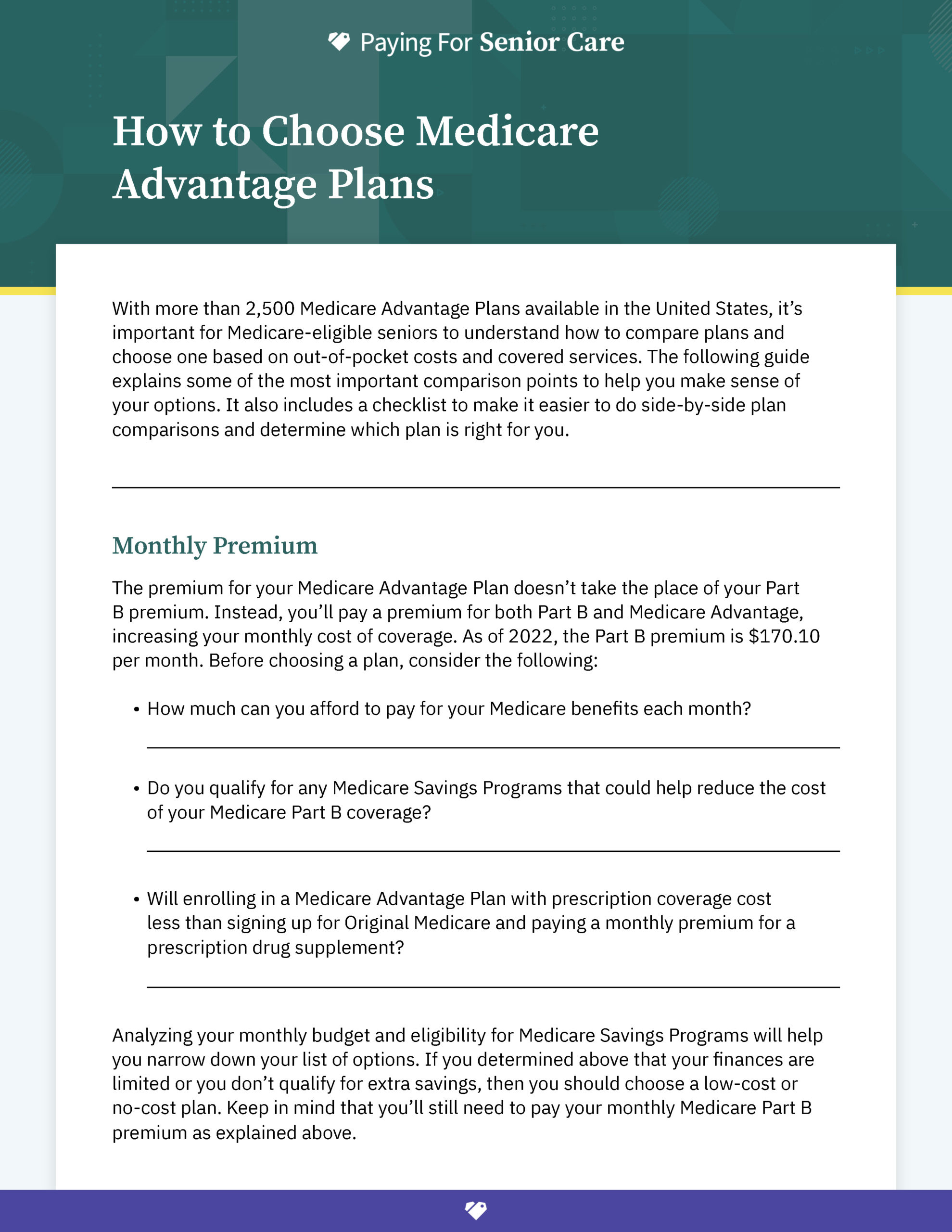How Medicare Advantage Plans Work in California